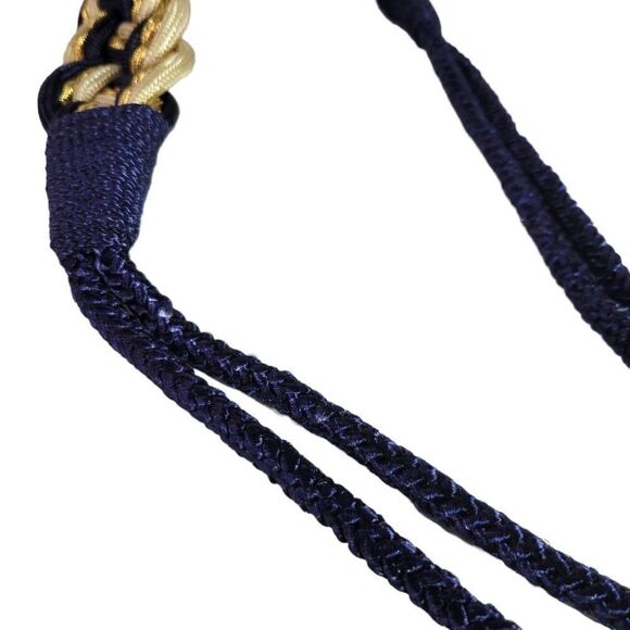 Vintage Women's Belt Woven Braided Fabric 34" - Picture 8 of 11